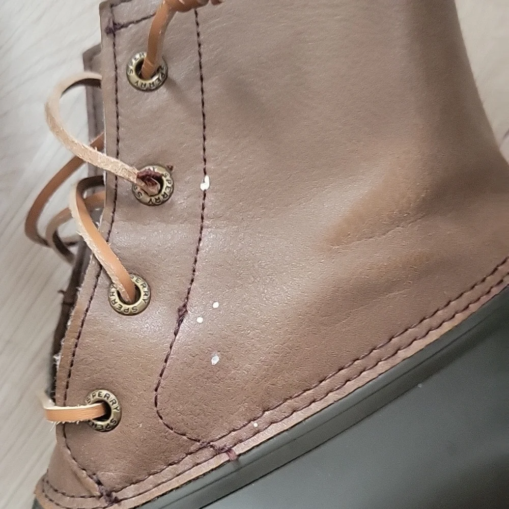 Sperry Black and Brown Duck Boots - Picture 2 of 3
